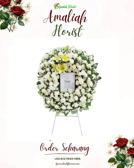 Krans Bunga Duka Kesiman